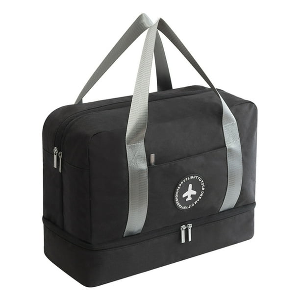 Gray Bag With Compartment For Shoes Travel Bag Dry And Wet Separation Large Capacity Gray Bag With Compartment For Shoes Travel Bag Dry And Wet Separation Large Capacity